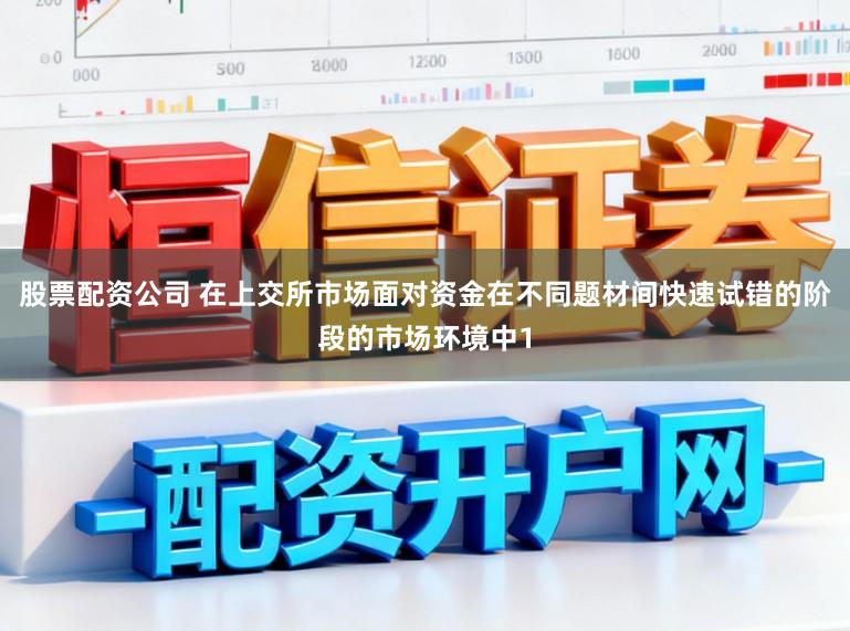股票配资公司 在上交所市场面对资金在不同题材间快速试错的阶段的市场环境中1
