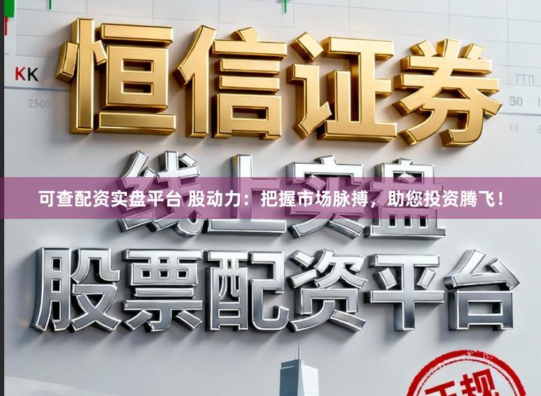 可查配资实盘平台 股动力：把握市场脉搏，助您投资腾飞！