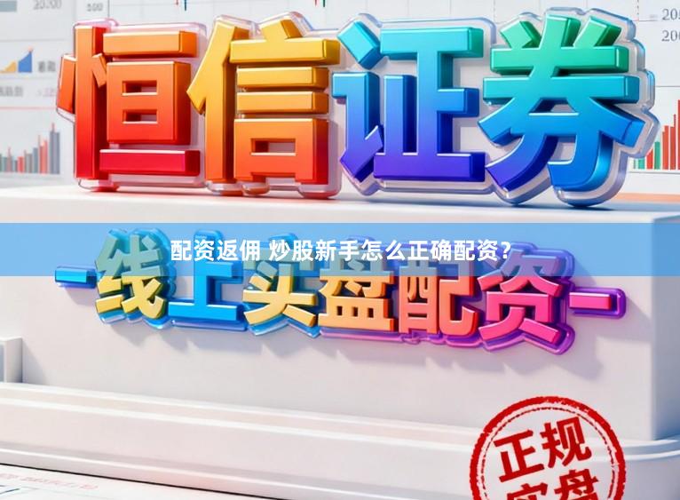 配资返佣 炒股新手怎么正确配资？