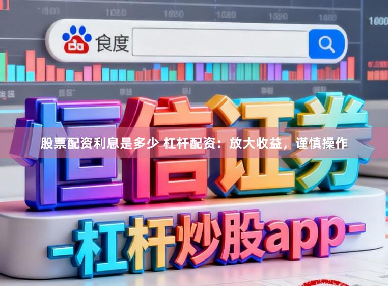 股票配资利息是多少 杠杆配资：放大收益，谨慎操作